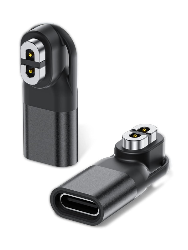 [Twin Pack] USB C Adapter Charger Converter for Aftershokz Headphones Charger, C