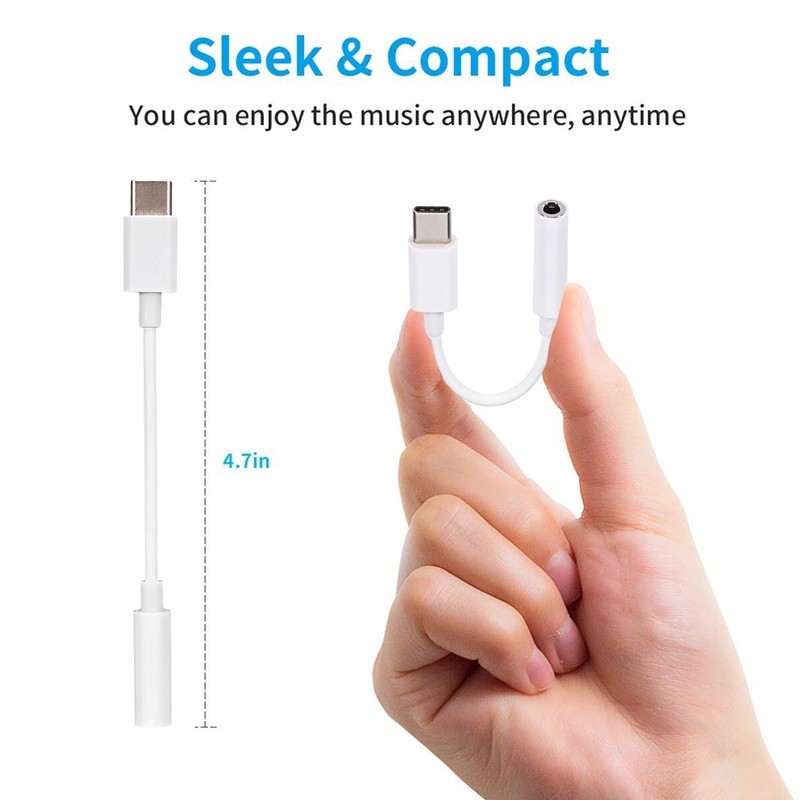 for Samsung S10 plus S10e Most Android Type-C to 3.5 mm Stereo Headset Adaptor gallery