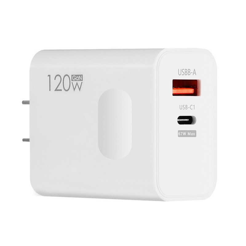 2PCS 120W PD Fast Charger Wall Power Adapter USB A Type C For iPhone 15 14 13 12 gallery