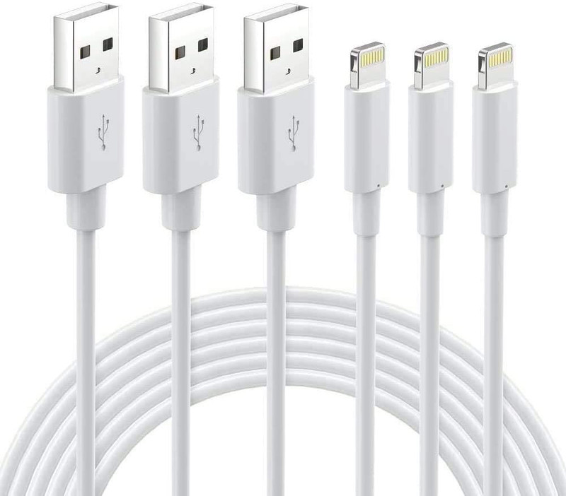 Lightning Cable Mfi Certified - Iphone Charger 3Pack 3FT Lightning to USB a Char