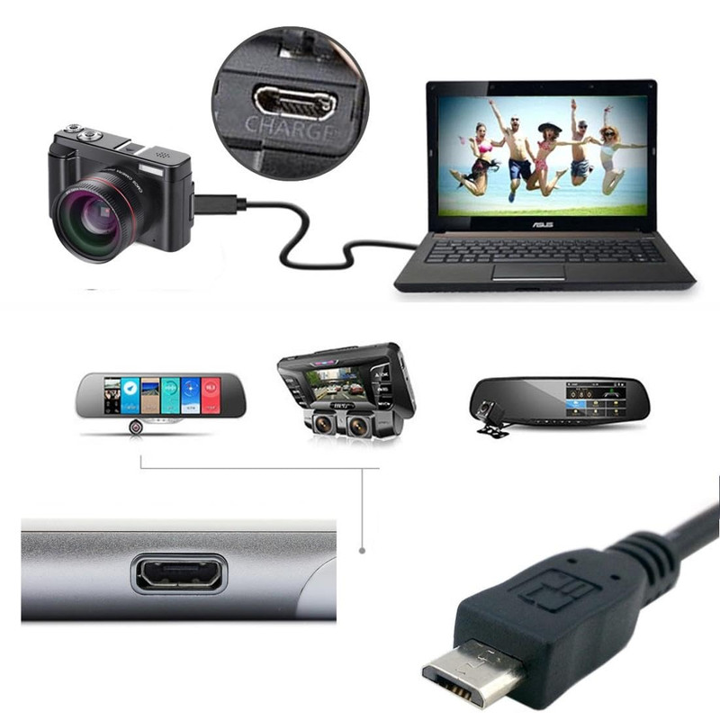 Micro USB 2.0 Extension Cable,Micro USB 5Pin Male to Female Data Charging Extens gallery