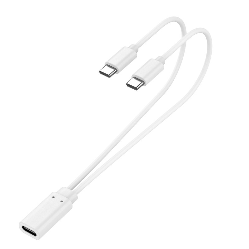 USB Splitter Charge Cable, 2-in-1 Charger, USB-Female to 2 -1 in 2 Out Chargi…