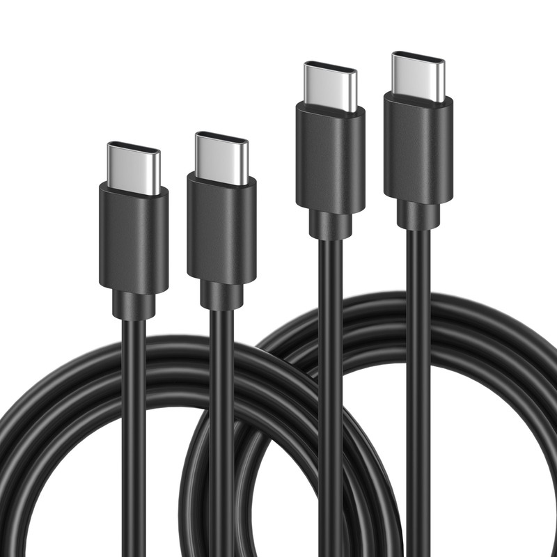 USB to USB Cable 3ft, 2 Pack USB Cable 60W Fast Charging USBC to USBC Cord Br…