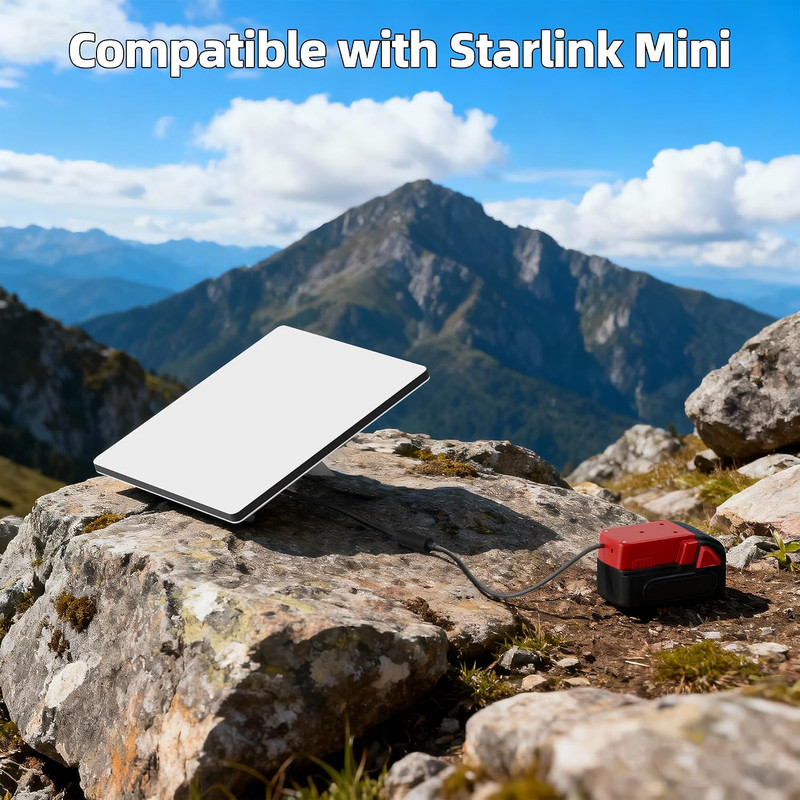 Starlink Mini Battery Adapter Compatible with Mil.Waukee 18V Starlink Mini Batte gallery