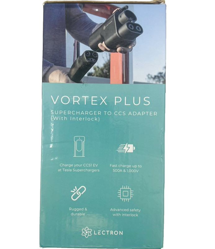 Lectron NACS to CCS Adapter Tesla Supercharger CCS1 EV Fast Charging 500A gallery