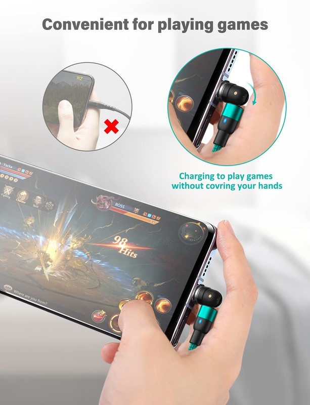 Magnetic Charging Cables - Braided, 360° Rotation & Dustproof for All Devices gallery