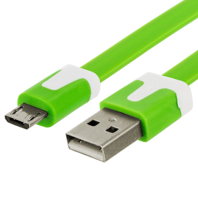 NTJ SHORT 8" flat noodle MICRO USB data Charger Cable for Samung GALAXY S4 s6 s7 gallery