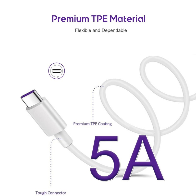 6FT USB C CABLE TYPE A to C FAST CHARGING DATA SYNC CHARGER CORD FOR SAMSUNG gallery