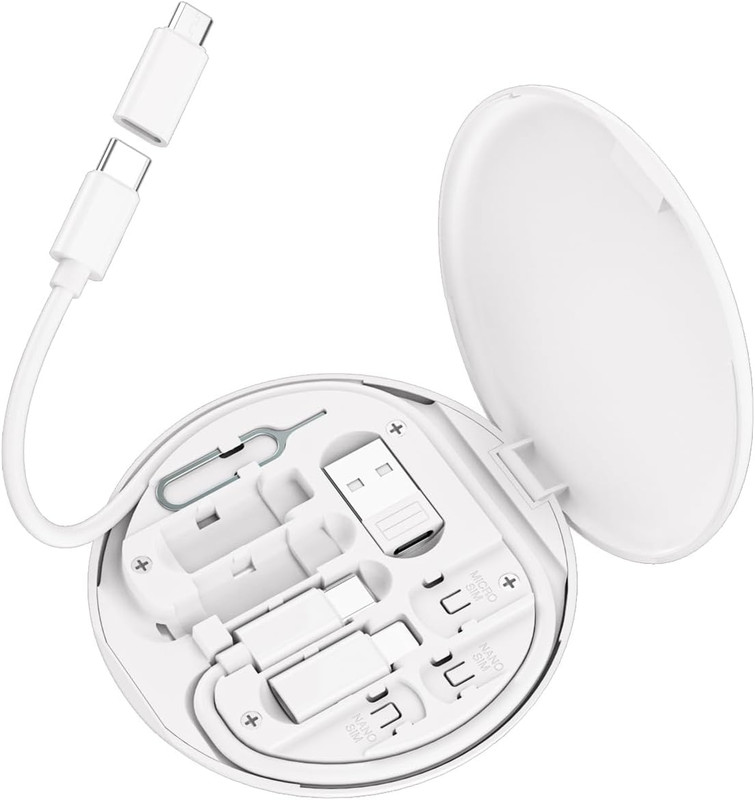 Multi USB Charging Adapter Cable Kit, USB C to Ios Device for Travel, Conversion