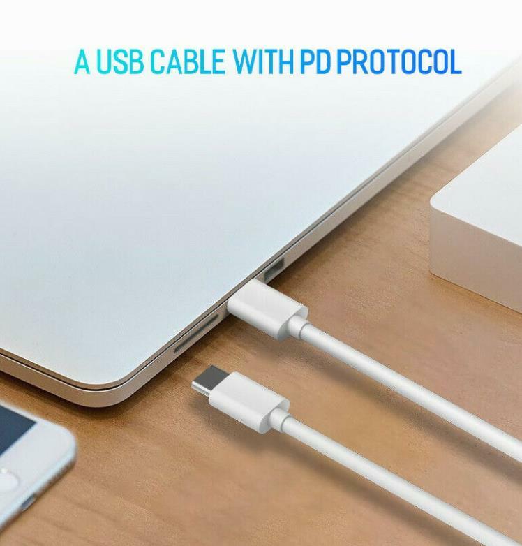 For Type C to USB-C Cable Rapid Charger Fast Cord For iiPad air 4th Gen 2020 gallery