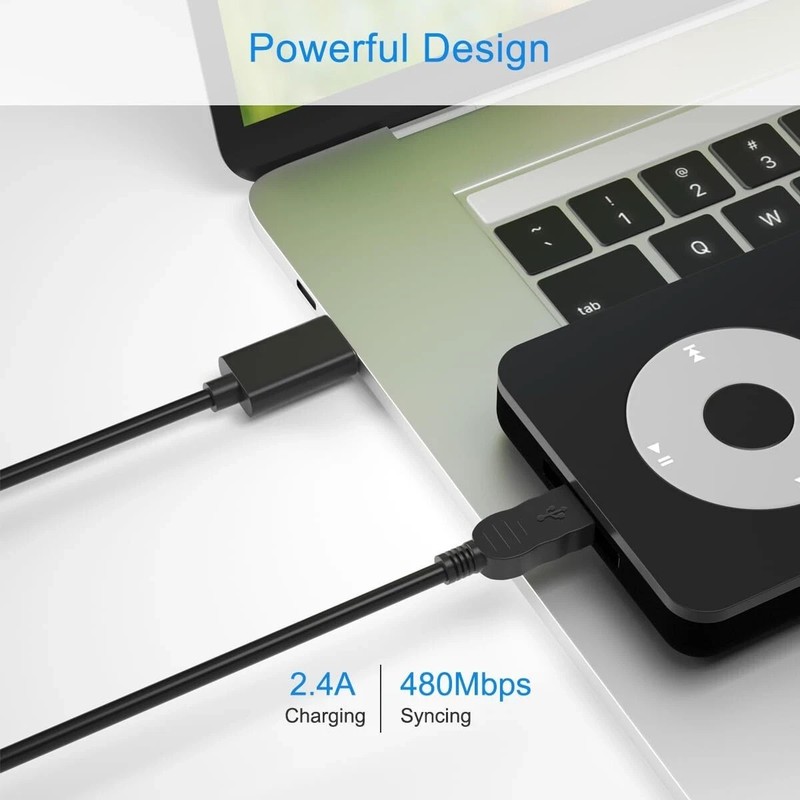 USB-C to Mini USB Cable,Type-C to Mini-B Charging Cord Compatible with GoPro Her gallery