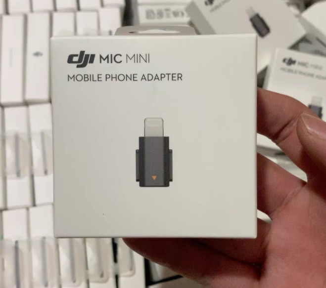Genuine DJI Mic Mini Mobile Phone Adapter for iPhone 14 13 12 11 XS Max XR 8 7