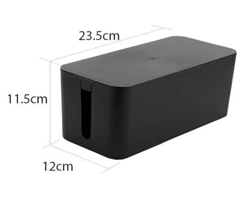 Cable Management Cord Cover Wire Hider Box Concealer Organizer Black gallery