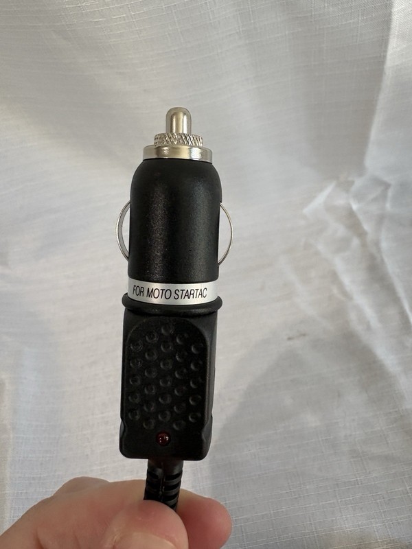Motorola Moto Startac Car Charging Cable Cigarette 12v DC Rare Vintage Flip gallery