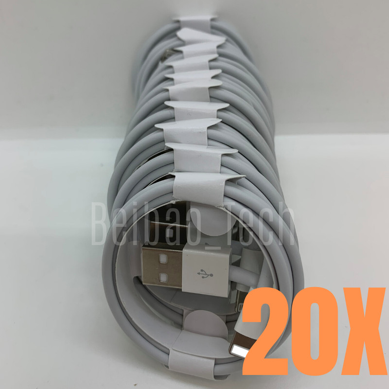 1/20Pack Lot 3Ft 6Ft USB Charger Cable For iPhone 14 13 11 8 7 6 XR XS X SE Cord gallery