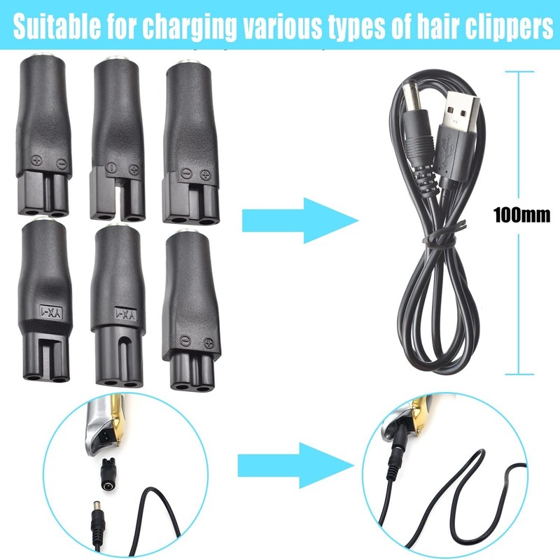 Universal USB Charger for Hair Clippers & Beauty Tools gallery