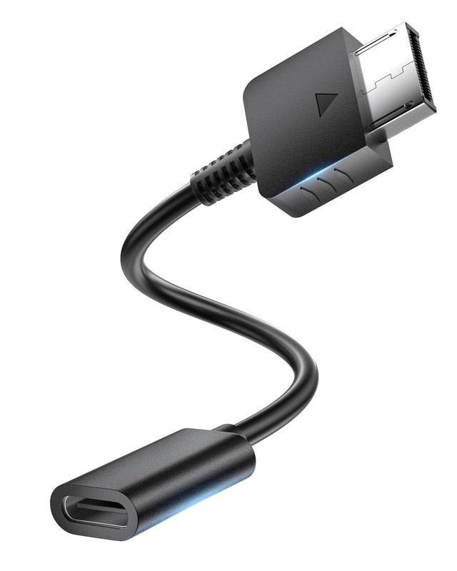 PS Vita 1000 Female USBC Charging Adapter Cable 4 Inch PCH1000