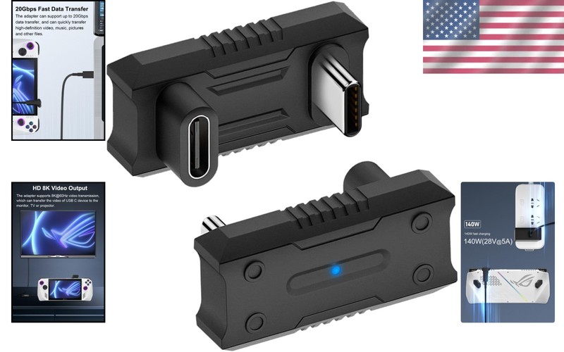 U-Shape USB-C Extender 2 Pack – 140W Fast Charging & 20Gbps Data Transfer gallery