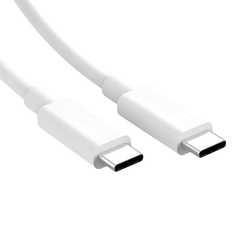 10″ White USB C 3.2 Charging Cable Type-C Male External SSD 4K Video 20Gbps