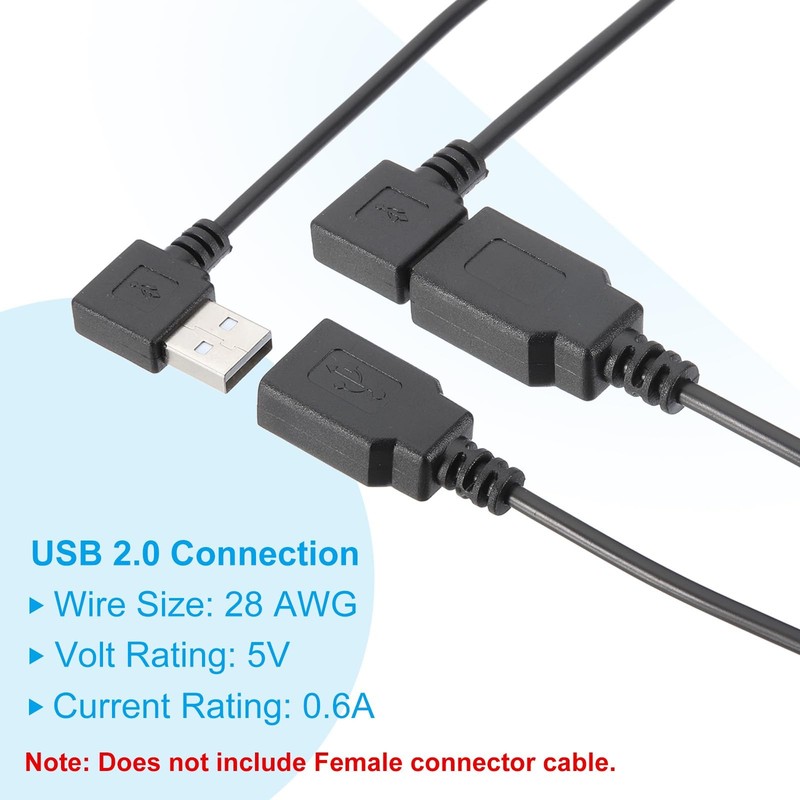 6.56Ft USB 2.0 to 4 Pin Bare Wire Pigtail Cable, 3pcs 28AWG Data Power Cords ... gallery