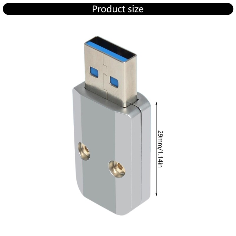 USB3.0 DIY Male Plugs 6mm Hole Connectors Perfect For Data And Charging Cable gallery