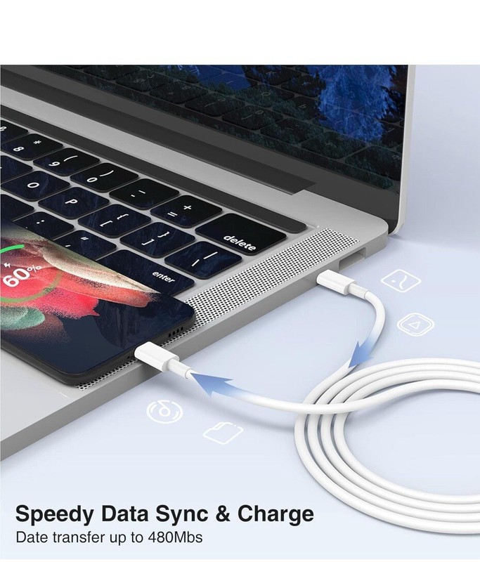 Lot 3/200 pack For iPhone 15 16 Pro USB-C to USB-C Cable Type C Charging Cord gallery