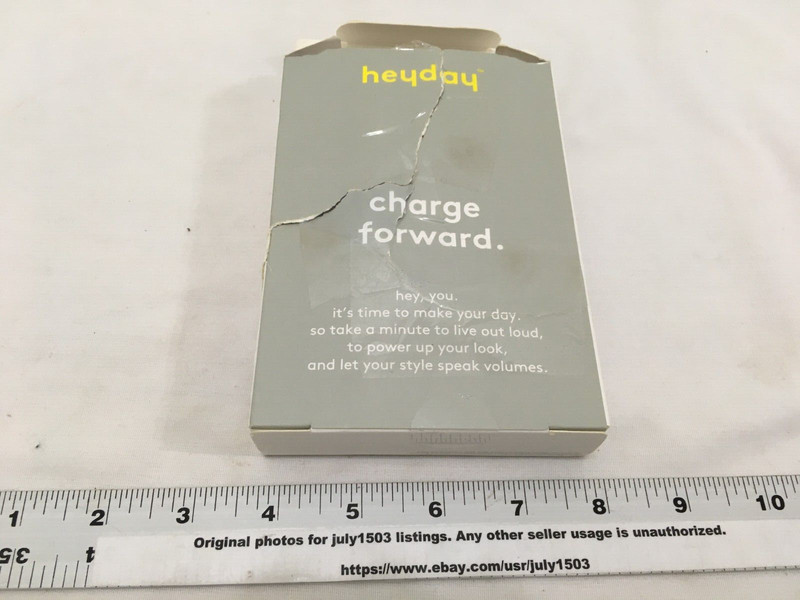 (1) NEW Heyday 4-ft Charging Cable - USB-C to USB - RED/ORANGE (ob) gallery