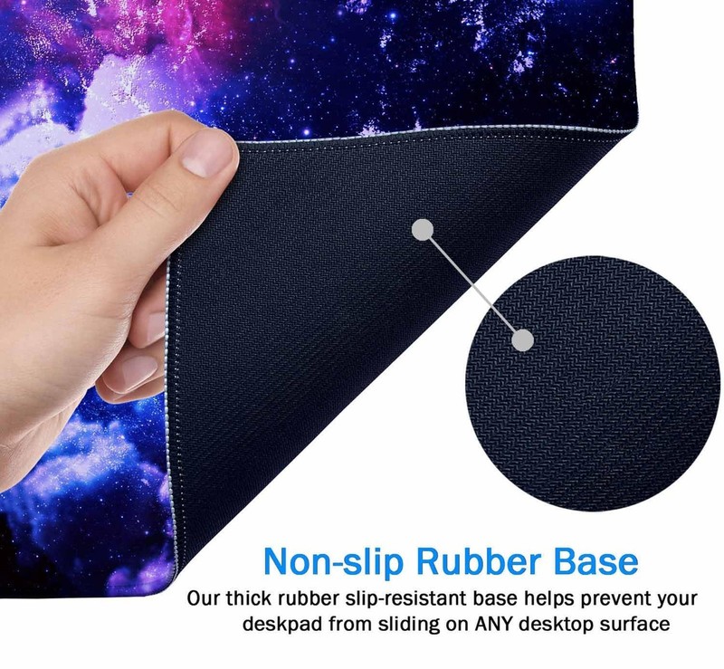 Large Extended Gaming Mouse Pad with Stitched Edges, Non-Slip Rubber Base Mou... gallery