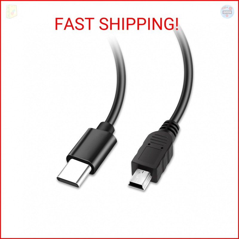 Kxable USB C to Mini USB Cable 2 Feet, USB C to Mini 5-Pin Charging & Sync Data gallery