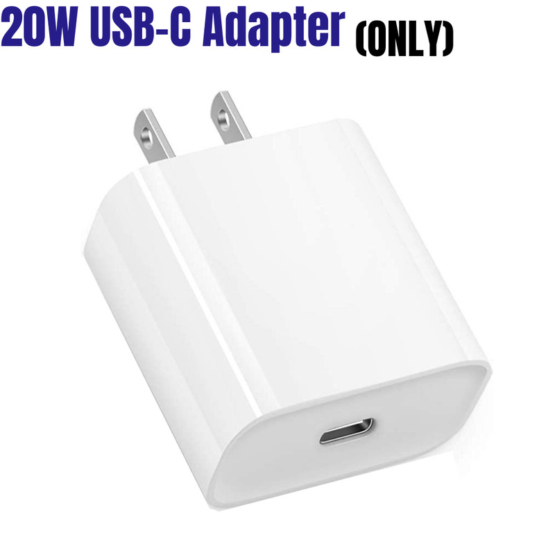 20W USB-C Power Adapter PD Fast Charger Cable For iPhone 14 13 12 11 Pro XR iPad