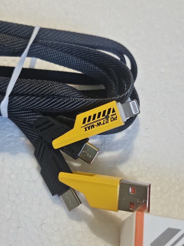 💚🩵Flat Wire 4-in-1 Fast Charging Cable💚🩵 gallery