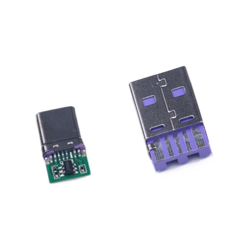 1Set Type-C USB Fast Charge Adapter 65W 5A Male Connector Welding with 5Pin PCB gallery