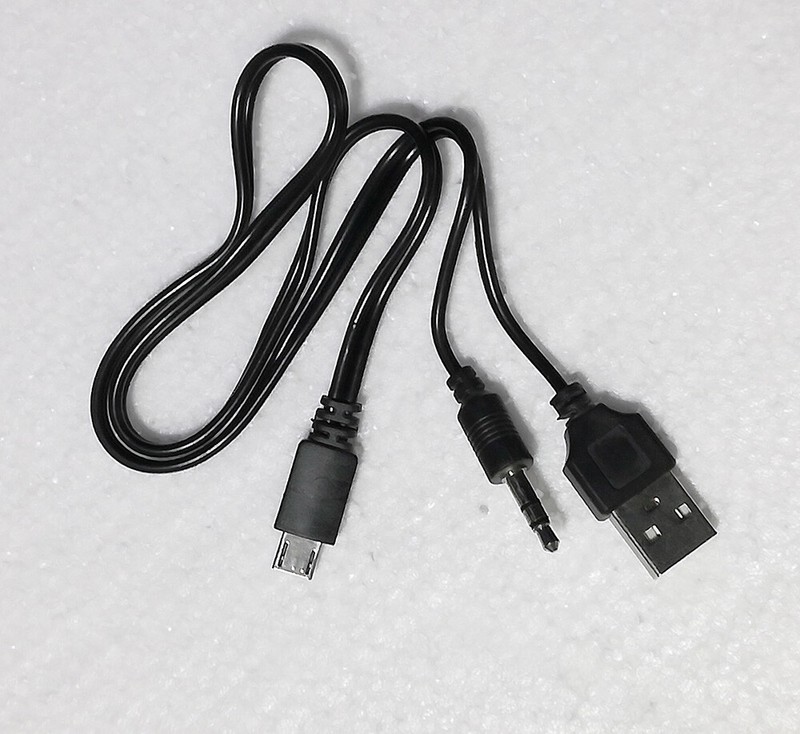 Micro USB V8 To 3.5mm & USB Male Charge Sync Data Audio AUX Cable Andriod Phone gallery