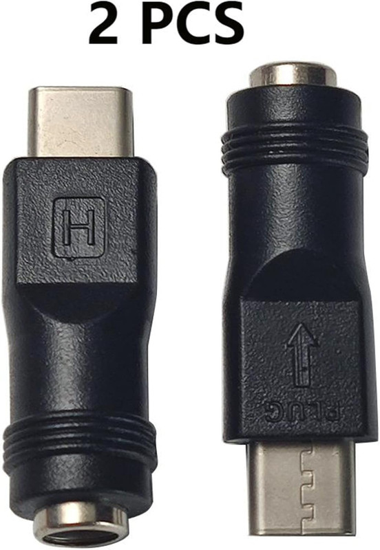 USB C to DC Power Adapter Type C USB Male to DC 5.5X2.1Mm Female Connector DC552 gallery