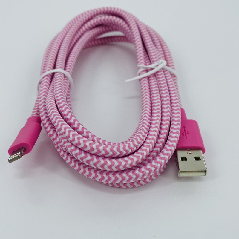 MFI Certified Braided Lightning to USB Power Charging Cable 10Ft iPhone iPad gallery