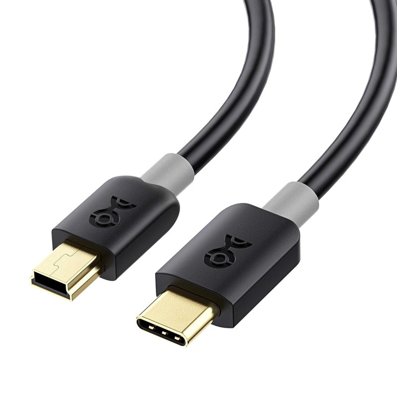 USB C to Mini USB Cable 480Mbps Data 15W Charging Cord Legacy Devices Lead