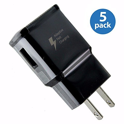 Samsung OEM Adaptive Fast Charging Wall Adapter for Galaxy S8 S9 Note 8 5PK