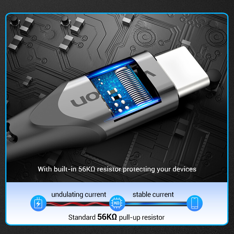 USB Type C Cable 3A Fast Charging USB-A to C Charge Braided Cord Charger Lead gallery