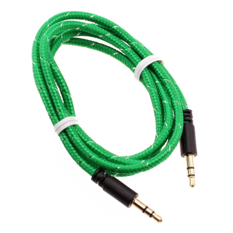 Aux Cable 3.5mm Adapter Car Stereo Aux-in Audio Cord Speaker for Smart Phones