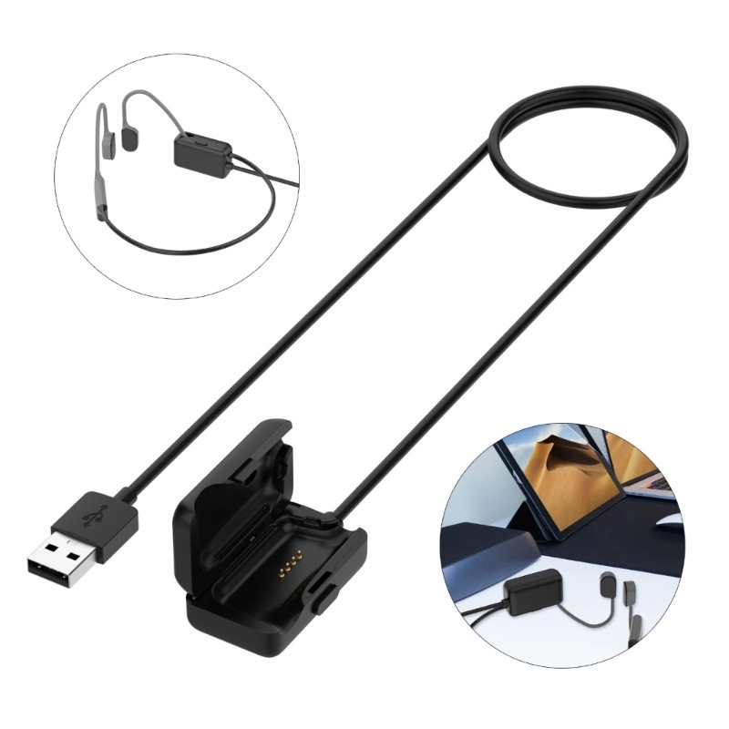 USB Charging Wire Cord Headphone Accessories for Xtrainerz AS700 OpenSwim S700 gallery