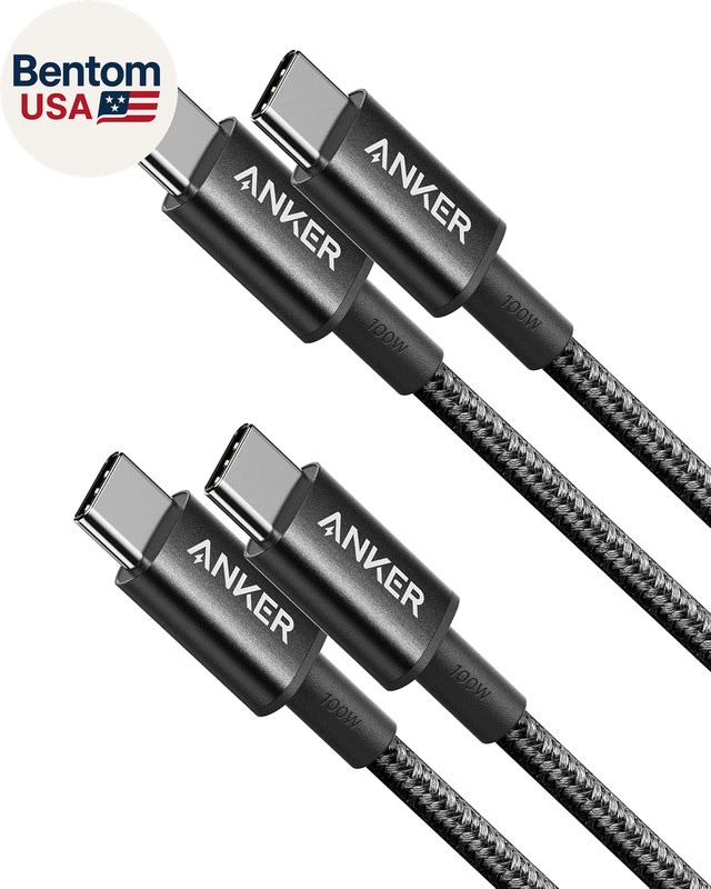 USB C to USB C Cable (3.3FT, 2Pack), Type-C 100W Charger Cord Fast Charging for