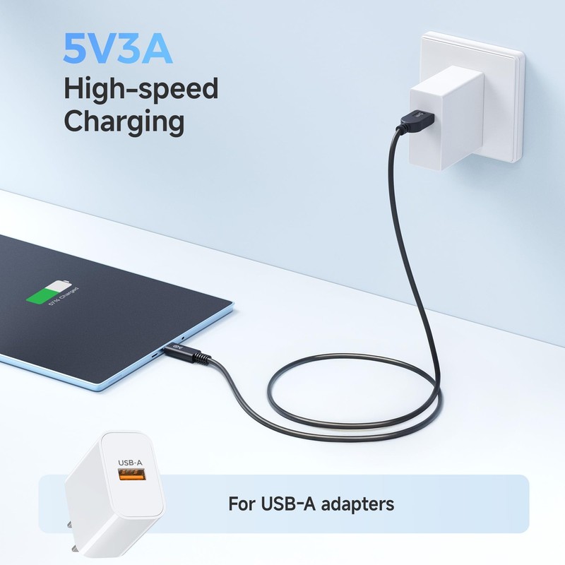 Cable Matters USB-IF Certified 10Gbps Gen 2 USBA to USB C Cable - 3.3 ft, USB... gallery