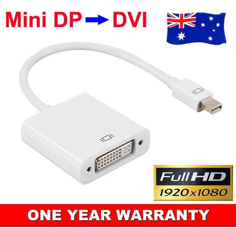 Mini Displayport MiniDP to DVI Adapter Cable For Microsoft Surface Laptop Book
