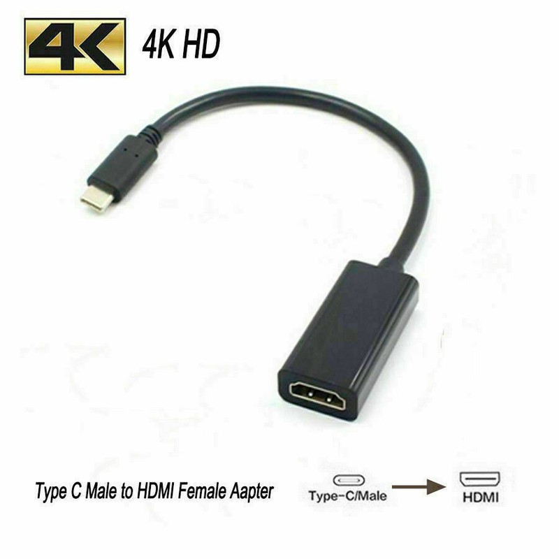 USB-C Type C To 4K HDMI Converter Adapter Cable For Chromebook Laptop Game #266 gallery
