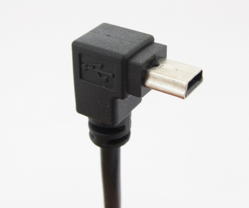 5pcs UP Angle 90D Host OTG Adapter Cable Mini 5pin USB male to USB 2.0 Female gallery