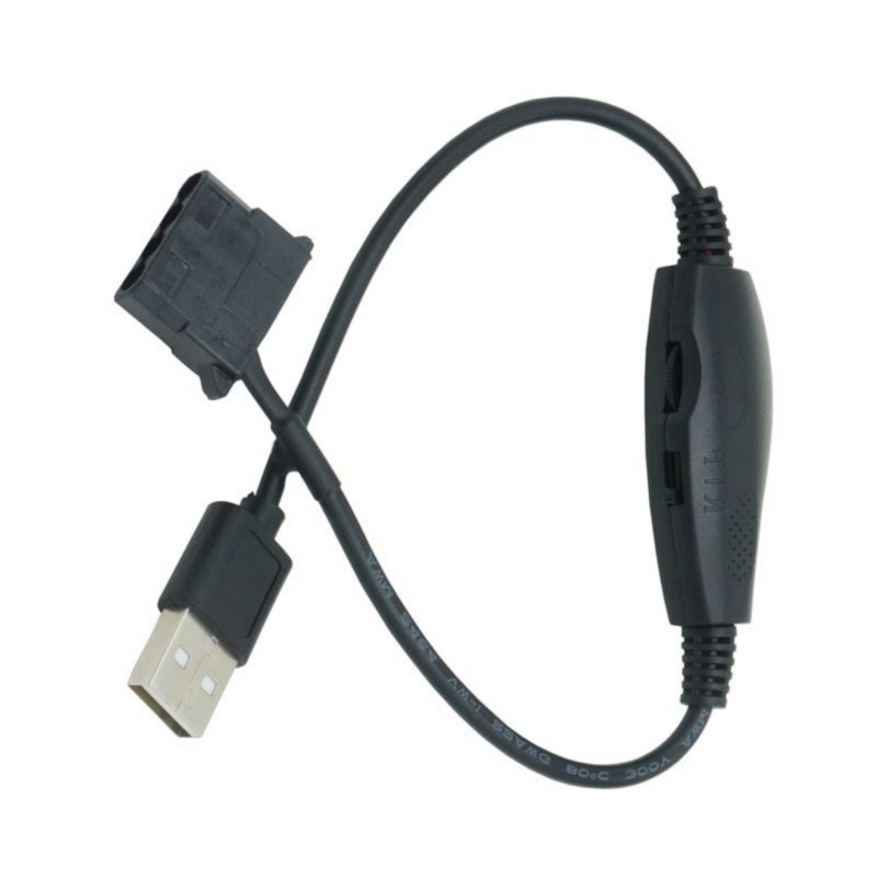 USB to 4Pin 5V to 12V USB Fan Power Adapter Cable with Switches USB to 4pin gallery