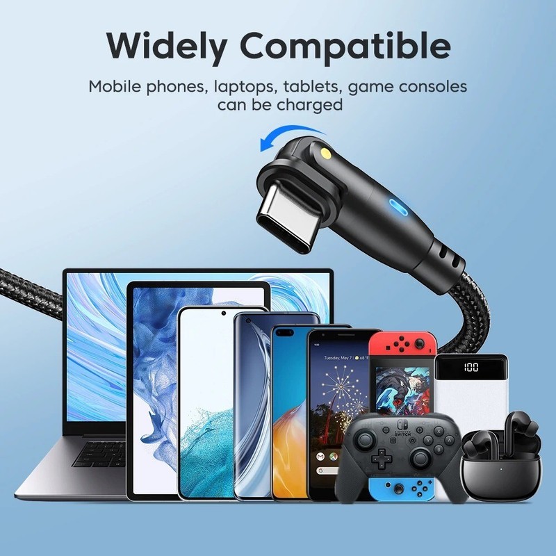 AUFU USB Type C Cable For Huawei Xiaomi Samsung 3A Fast Charging Cable Type-C gallery