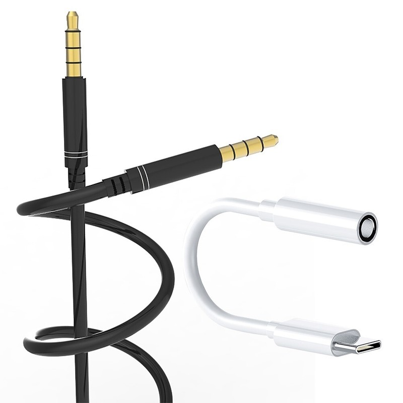 Type C to 3.5mm Audio Adapter & Male Cable for Samsung Galaxy Z Fold 4 SM-F936U