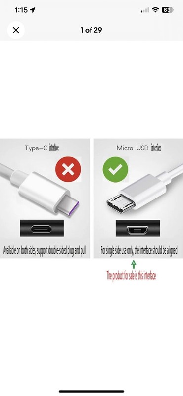 Micro USB Cable - Sony PS4 Controllers, Samsung & Android devices, Kindle, Etc gallery