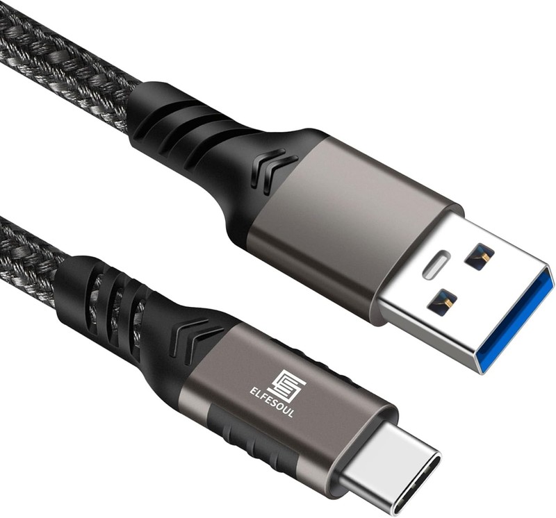 USB C Cable 10ft, USB-A to USB-C Cable USB 3.1 USB 3.2 Gen2 10Gbps Data Charger